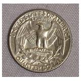 1962-D MS63 & 1962-D MS65 Washington Silver Quarters