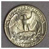 1964-D MS63 Washington Silver Quarter & 1964-MS66 Washington Silver Quarter