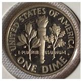 2010,2011,2012 & 2015  Roosevelt Dime Clad Proofs from the San Francisco Mint.