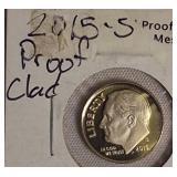 2010,2011,2012 & 2015  Roosevelt Dime Clad Proofs from the San Francisco Mint.