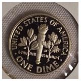 2010,2011,2012 & 2015  Roosevelt Dime Clad Proofs from the San Francisco Mint.