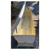 Dock storage box with dock section base