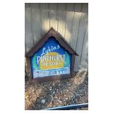 Vintage Lykins Pinehurst Resort Wooden Sign