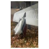 Recovered Piper Aircraft, tail and rear stabilizer and parts