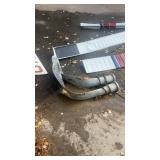 Recovered Piper Aircraft, tail and rear stabilizer and parts