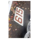 Recovered Piper Aircraft, tail and rear stabilizer and parts