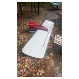 Recovered Piper Aircraft, tail and rear stabilizer and parts