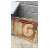 Vintage Glendenning Enterprises Inc Metal Advertising Sign