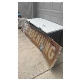 Vintage Glendenning Enterprises Inc Metal Advertising Sign