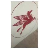 Vintage Mobil Pegasus Gas Station Metal Sign