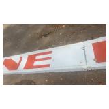 Large Vintage Metal Skyline Bowling Alley Sign