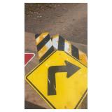 Collection of 6 Used Street and Traffic Signs