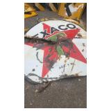 Vintage Texaco Metal Advertising Sign