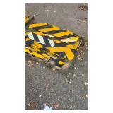 Pallet of Used Reflective Road Chevron Signs
