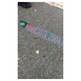 Minnesota Wild 2004 Metal Street Sign