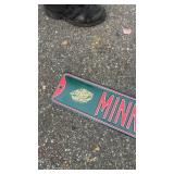Minnesota Wild 2004 Metal Street Sign