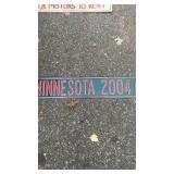 Minnesota Wild 2004 Metal Street Sign