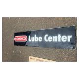 Conoco Lube Center Metal Sign