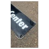 Conoco Lube Center Metal Sign