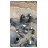 Set of 14 Canada Giant Goose Hunting Decoys with Removable Heads and Storage Bags