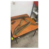 Linked Belt of Spent Brass Rifle Casings