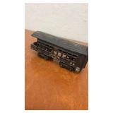 Set of 4 Vintage Cast Iron Toy Train Cars Including Locomotive and Passenger Cars