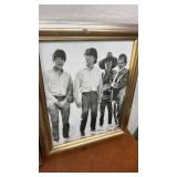 Collection of Framed Beatles and Memorabilia Prints
