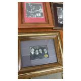 Collection of Framed Beatles and Memorabilia Prints