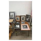 Collection of 8 Framed Elvis Presley Black and White Photographs
