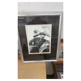 Collection of 8 Framed Elvis Presley Black and White Photographs