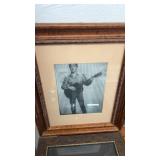Collection of 8 Framed Elvis Presley Black and White Photographs