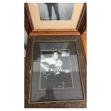 Collection of 8 Framed Elvis Presley Black and White Photographs