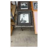 Collection of 8 Framed Elvis Presley Black and White Photographs