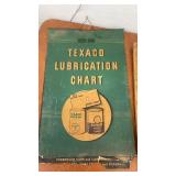 Collection of Vintage Automotive Lubrication Guides and Charts Texaco Veedol 1936-1941