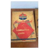 Set of 5 Vintage Standard Oil Lubrication Service Guides 1940s-1950s