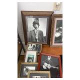 Collection of Framed Rolling Stones Black and White Photographs