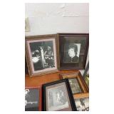 Collection of Framed Rolling Stones Black and White Photographs
