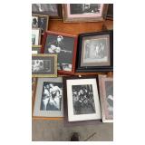Collection of Framed Rolling Stones Black and White Photographs