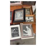 Collection of Framed Rolling Stones Black and White Photographs