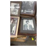 Collection of Framed Rolling Stones Black and White Photographs