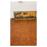 Vintage Hand-Painted Wooden 