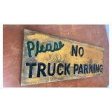 Vintage Hand-Painted Wooden 