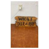 Rustic Wood Sign with 