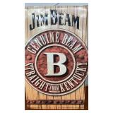 Jim Beam Genuine Beam Wall Sign