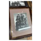 Collection of 4 Framed Beatles Black and White Prints