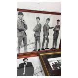 Collection of 4 Framed Beatles Black and White Prints