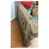 Rustic Wooden Sign The Deep End Carved Decor