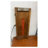 Vintage Wooden Pioneer Wheeled Dolly Platform