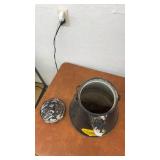 Vintage Pennzoil Metal Oil Pouring Can with Lid and Handle