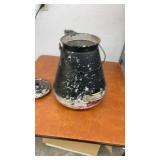 Vintage Pennzoil Metal Oil Pouring Can with Lid and Handle